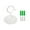 White, variant on Iron Hanging Hooks Decorative Ceiling Hanger for Plant Baskets Lanterns and Wind Chimes with Safety Spring White
