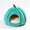 F, variant on Pumpkin Shape Pet Cave Bed Soft Enclosed Warm Sleeping House for Cats Small Dogs, Removable Cushion Indoor Pet Shelter with Cozy Padding