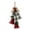 Red, variant on Costeam Christmas Bell Pendant Metal Rope Bells Home Wall Hanging Decorative Bells