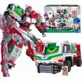 thumbnail image 1 of New Metal Cardbot Transforming Robot to Car Action Figures BLUE COP with Card Car Toys for Child Gift, 1 of 5