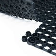 thumbnail image 3 of Heavy-Duty Interlocking Rubber Floor Mats 2-Pack - 32x48 Inches, Customizable Anti-Slip Doormats for Indoor/Outdoor Use, Easy Set-Up with Connectors Included, Perfect for Commercial & Residential Use, 3 of 8