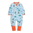 thumbnail image 2 of EnJoCho Spring Outfits for Toddler Boys Girls Baby Sleep Play Pajamas Romper Jumpsuit Printed Clothing Cotton Romper Zip Front Outfits Toddler Trendy Bodysuit Party Wear Home Casual Clothing, 2 of 9