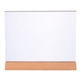 thumbnail image 1 of EeaseCA Sign Holders Desktop Photo Paper Name Holder Display Stand Acrylic Table Menu Holders (Transparent, A5 Style), 1 of 8