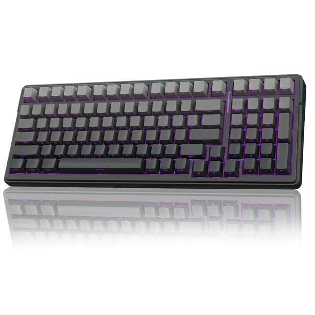 Teclado mecánico inalámbrico para juegos AULA F99 Pro con retroiluminación RGB