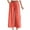 Red-A, variant on Pants for Women,Clearance Women's Plus Size Women's Elastic Waist Solid Color Double Pocket Wide Leg Pants Dress Capris Loose Causal Pants