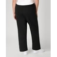 thumbnail image 2 of Hanes Just My Size EcoSmart Women's Fleece Sweatpants, Open Leg, 30.5" (Plus ) Ebony 5X, 2 of 5