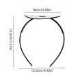 thumbnail image 3 of Plastic Grad Hat Hairband Stabilizer Anti Slip Accessory Comfortable Graduation Hat Holder For Commencement Ceremony round, 3 of 4