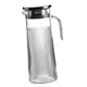 thumbnail image 2 of Jarra de bebidas, jarra de jugo, jarra de agua y tapa para refrigerador con asa, transparente, caliente 1L, 2 of 7