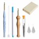 thumbnail image 3 of Kits De Bordado Con Aguja De Punzón, Kit De Iniciación Diy Para Principiantes Con Aguja De Punzón De Hilo De Alfombra Ajustable Para Bordado Artesanal Diy Monstrate HA023714-00, 3 of 7