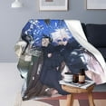thumbnail image 3 of Jujutsu Kaisen Fleece Blanket Super Soft Cozy Throw Blanket Fuzzy Comfy Flannel Blanket Warm Plush Blankets And Throws For Couch, Sofa, Bed 80"X60", 3 of 6