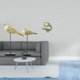 thumbnail image 2 of Figuras Modernas De Pájaros De Madera Y Animales De Latón, Esculturas Para Dormitorio, Escritorio, Entrada, Hogar, Oficina, Adornos Decorativos únicos, Año 2024, 2 of 8