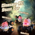 thumbnail image 4 of JoyStone Dinosaur RC Car for Kids, Remote Control Monster Truck with Mist Spray, Lights, Music, 2.4GHz All-Terrain RC Truck Toys for Boys and Girls 4-7, Beige, 4 of 9