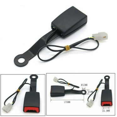 7/8" buckle -Universal Auto Car Front Seat Belt Buckle Safety Extender(black)