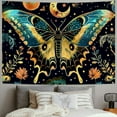 thumbnail image 2 of Nawypu  Butterfly Moon Tapestry Boho Plants Tapestries Aesthetic Moth Snake Tapestry Vintage Botanical Tapestry Starry Sky Tapestry Wall hanging for bedroom, 2 of 6
