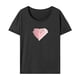 thumbnail image 1 of Camiseta para mujer, disfraz de verano, ropa deportiva suave, camiseta básica para viaje y vacaciones S, 1 of 7