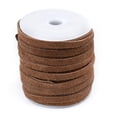 thumbnail image 4 of The Bead Chest 6.0mm Brown Flat Suede Leather Cord (75ft), 4 of 4