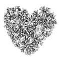 thumbnail image 3 of SagaSave 100pcs Punk Rivet DIY Craft Cool Metal Fixing Tool Kit Necklace Jacket Studs Repairing Decoration Red, 3 of 6
