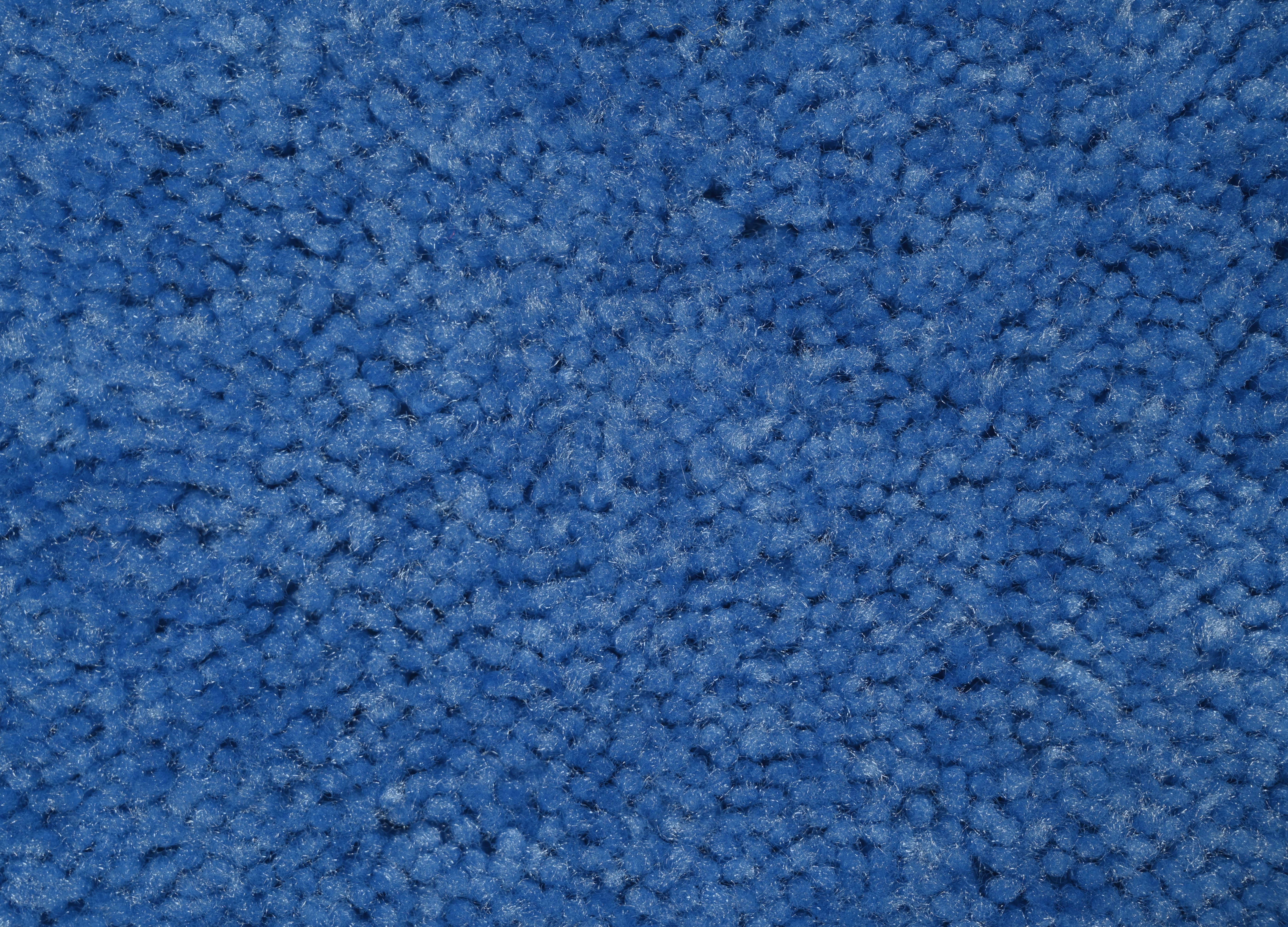 Garland Rug Traditional Washable Bath Rug Set, 3 Piece Set (21"x34" Bath Rug, Contour Rug, & Toilet Lid) Electric Blue