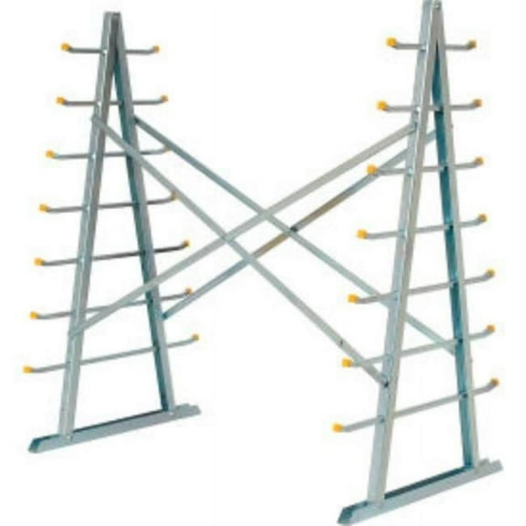 Vestil Manufacturing 652101 Horizontal Bar - Pipe - Lumber Storage Rack - Silver