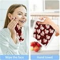 thumbnail image 6 of Dreamtimes 4 PCS Cotton Washcloths Towel Set, Highly Absorbent & Soft Baby Wash Cloths, 12"x 12" Face Hand Towels for Bathroom, Multi-Purpose Fingertip Towels (Christmas Santa), 6 of 7