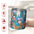 thumbnail image 5 of 12oz Coffee Tumblers Basset Hound Dog and Flower Stainless Steel Vacuum Insulated Travel Tumbler Coffee Cups Mug with Lid and Straw with Cleaning Brush for Cold & Hot Drinks, 5 of 5