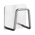 thumbnail image 2 of pitrice Stainless Steel Kitchen Sponge Rack Replacement Smooth Moistureproof Anti-rust Scissor Chopping Board Holder Hanger Type 1 Brushed, 2 of 9