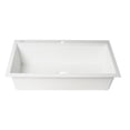 thumbnail image 2 of Pemberly Row White 33" Granite Composite Workstation Single Bowl Drop In Sink, 2 of 9