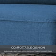 thumbnail image 2 of Grand Patio Outdoor Furniture, Patio Wicker  Armless Sofa, Peacock Blue, 2 of 6