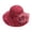 Wine Red, variant on Baseball Hat for Women Church Kentucky Derby Fascinator Bridal Tea Party Wedding Hat