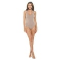thumbnail image 2 of Women's Sleeveless V-Neck Tank Top Bodysuit, Sexy Casual Cute Going Out Top Body Suit, Trendy Spring Summer 2024(Taupe Large Size), 2 of 6