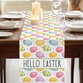 thumbnail image 3 of Table Runners 72 Inches Long Dress Scarves, Colorful Eggs Easter Farmhouse Kitchen Table Runner, Coffee Tablerunners, Farmhouse Modern Art 14x72 Inch, 3 of 9