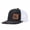 Black and white net, variant on Hi.Letter leather patch pattern, suitable for travel and fashion, outdoor mesh hat, men's breathable adjustable baseball cap