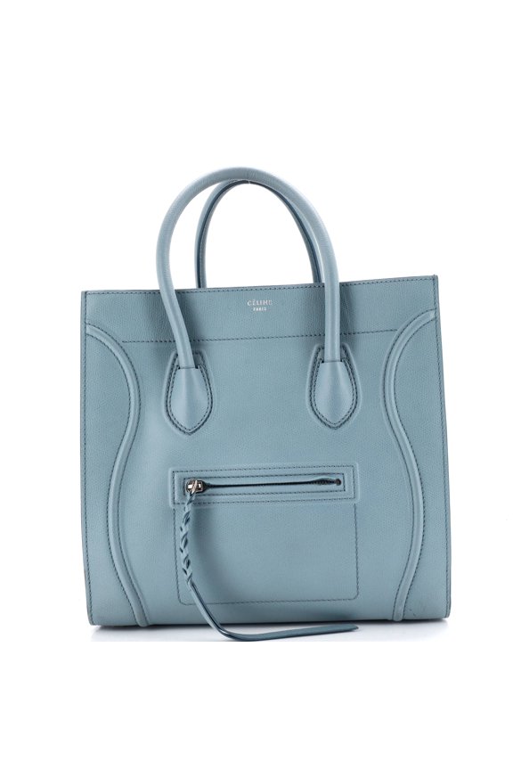 Pre-Owned Phantom Bag Grainy Leather Medium By Rebag