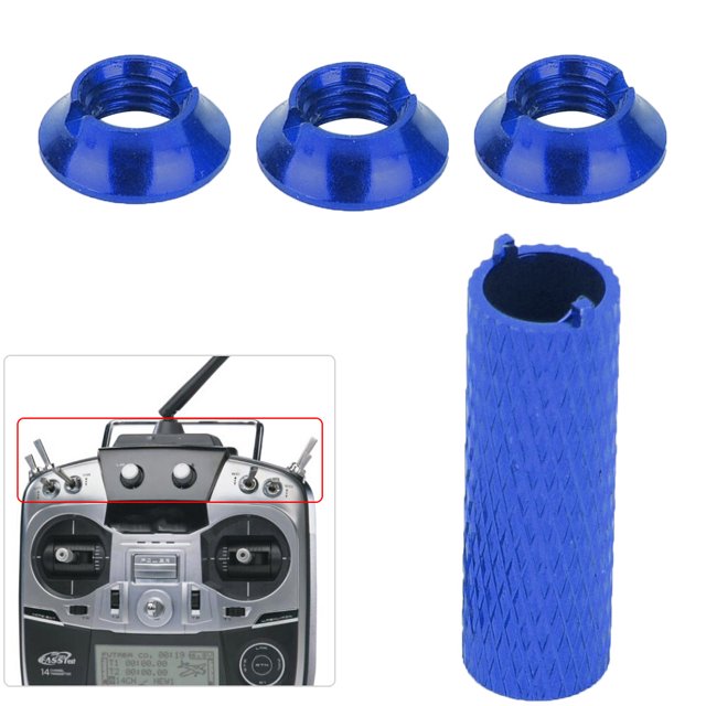 RC Écrous de Voiture, Facile à Installer RC Apparence Exquise Pratique pour la Télécommande FUTABA