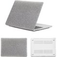 thumbnail image 1 of Housse de Protection pour MacBook Pro 15 Pouces 2015 2014 2013 2012 A1398 avec Écran Retina, Étui Rigide en Cuir Durable pour Ordinateur Portable pour MacBook Pro 15.4, Scintillant Argenté, 1 of 7