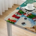 thumbnail image 4 of Robin Birds and Red Cardinal Tablecloth Sit On The Branch Christmas Snowman Rectangle Tablecloth Picnic Tablecloth BBQ Table Cloths Polyester for Kitchen, 4 of 7