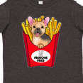 thumbnail image 4 of Inktastic Cute Frenchie in French Fries Boys or Girls Toddler T-Shirt, 4 of 5