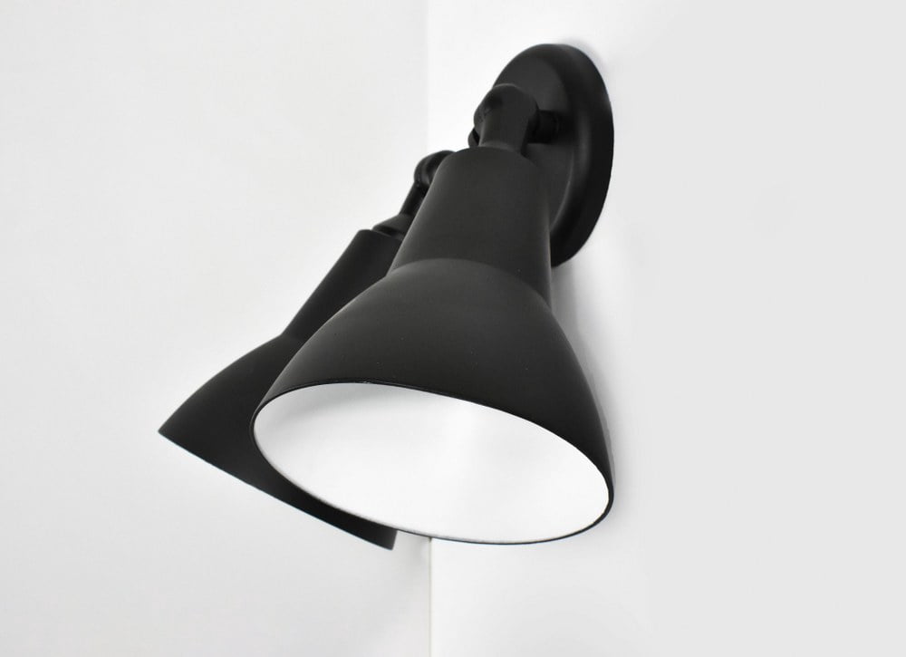 Maxim Outdoor Directional Flood Light - Double Light with Shade