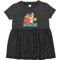thumbnail image 3 of Inktastic 1st Birthday Woodland Fox 1 Year Old Girls Baby Dress, 3 of 5