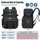 thumbnail image 5 of Mochila térmica Weitars, impermeable, aislante, 31 L, negra, 5 of 8
