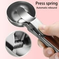 thumbnail image 6 of Premium Ice Cream Scoop Set,2 Pcs Stainless Steel Ice Cream Scoop-With Release Trigger,Heavy duty metal,Dishwasher Safe,Suitable for fruit,ice cream,frozen yogurt and sundaes,Small & large, 6 of 7