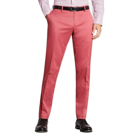 New Brooks Brothers Mens Brick Red Clark Fit Cotton Stretch Pants 32W x 32L 8556-3
