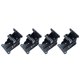 thumbnail image 1 of 4 bisagras plegables ajustables de 90 grados de metal para bricolaje, accesorios para patas de mesa. Negro, 1 of 9