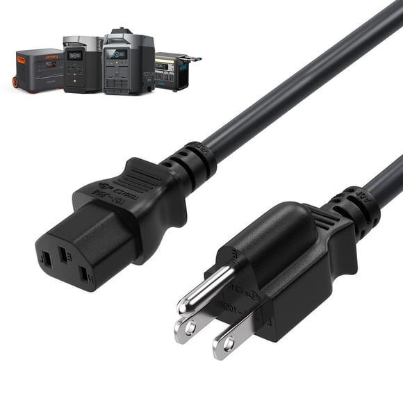 Cable de alimentación HulkGoo 4.9 m 15A 125V de alta resistencia y carga rápida