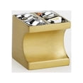 thumbnail image 3 of Alno C854-1 Luxury 1" Square Whistle Style Block Solid Brass Cabinet Knob - Brass, 3 of 4
