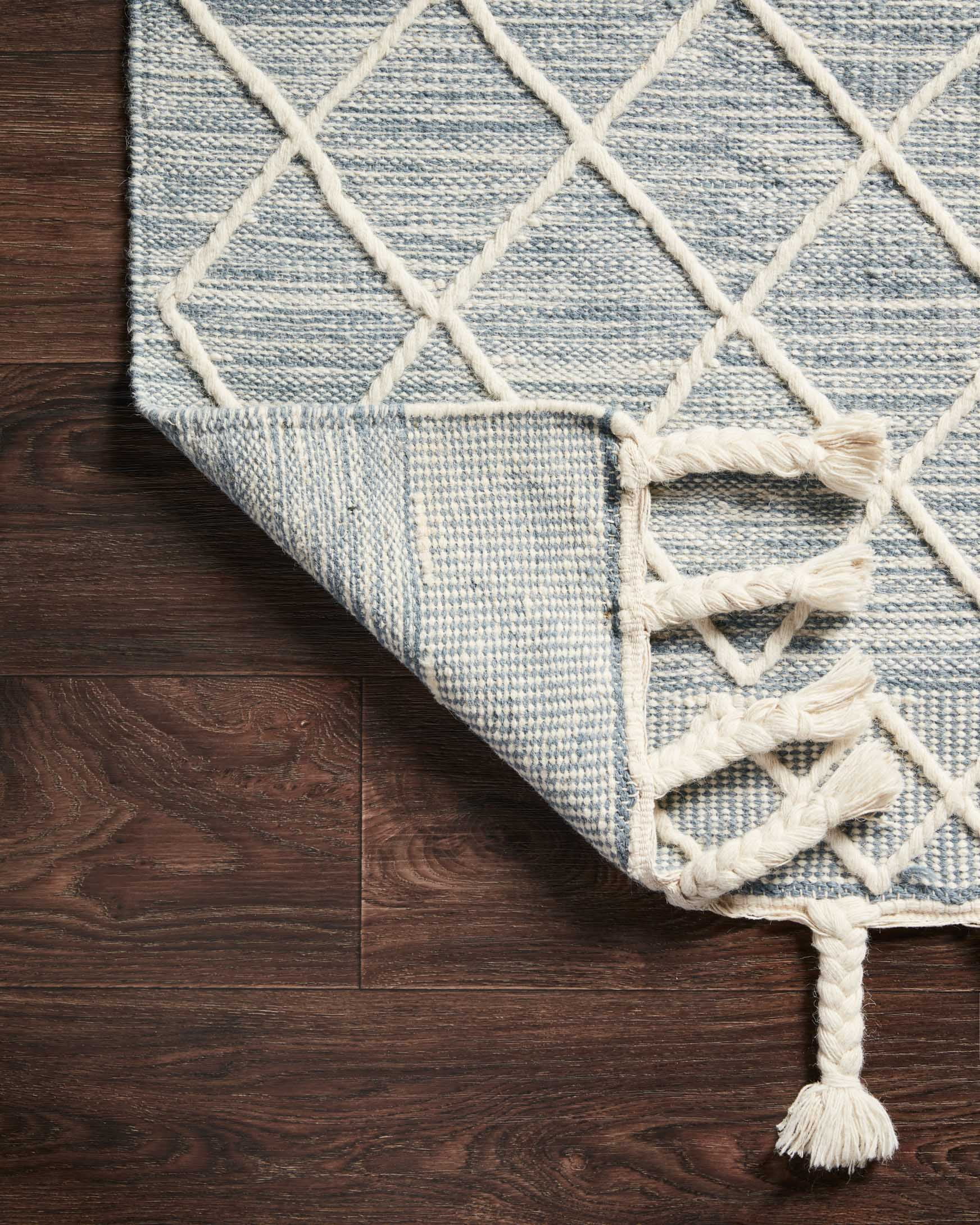 Loloi II Sawyer SAW-04 Teal Geometric Area Rug 2'-3" x 3'-9"