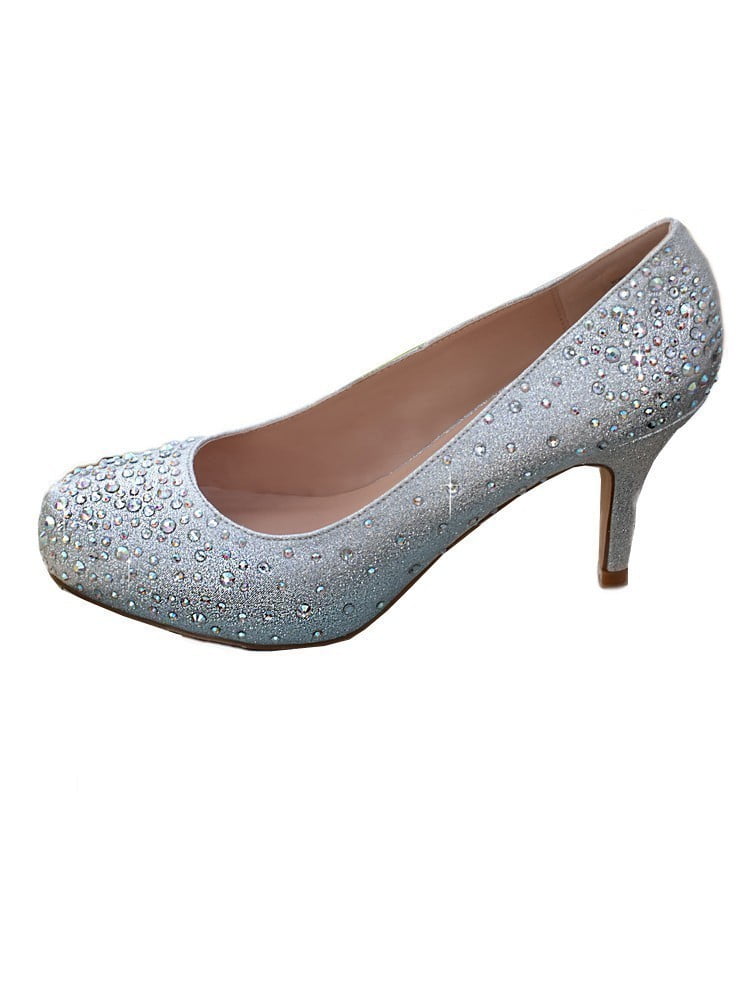 Sweetie's Shoes Womens Silver Diana 