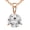 Rose Gold, variant on 0.75 to 5 Carat IGI Certified LAB-GROWN Round Cut Diamond Pendant Necklace 3 Prong (H-I Color, VS1-VS2 Clarity Ideal Cut) Platinum 16" Silver Chain 0.75 Carat