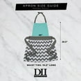 thumbnail image 2 of Contemporary Home Living Sip Sip Hooray Cotton Kitchen Apron with Pockets - 40" - White and Pink, 2 of 8