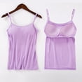 thumbnail image 3 of Modal women's wireless one-piece camisole with chest pad upgraded yoga bottoming shirt underwear, 3 of 6